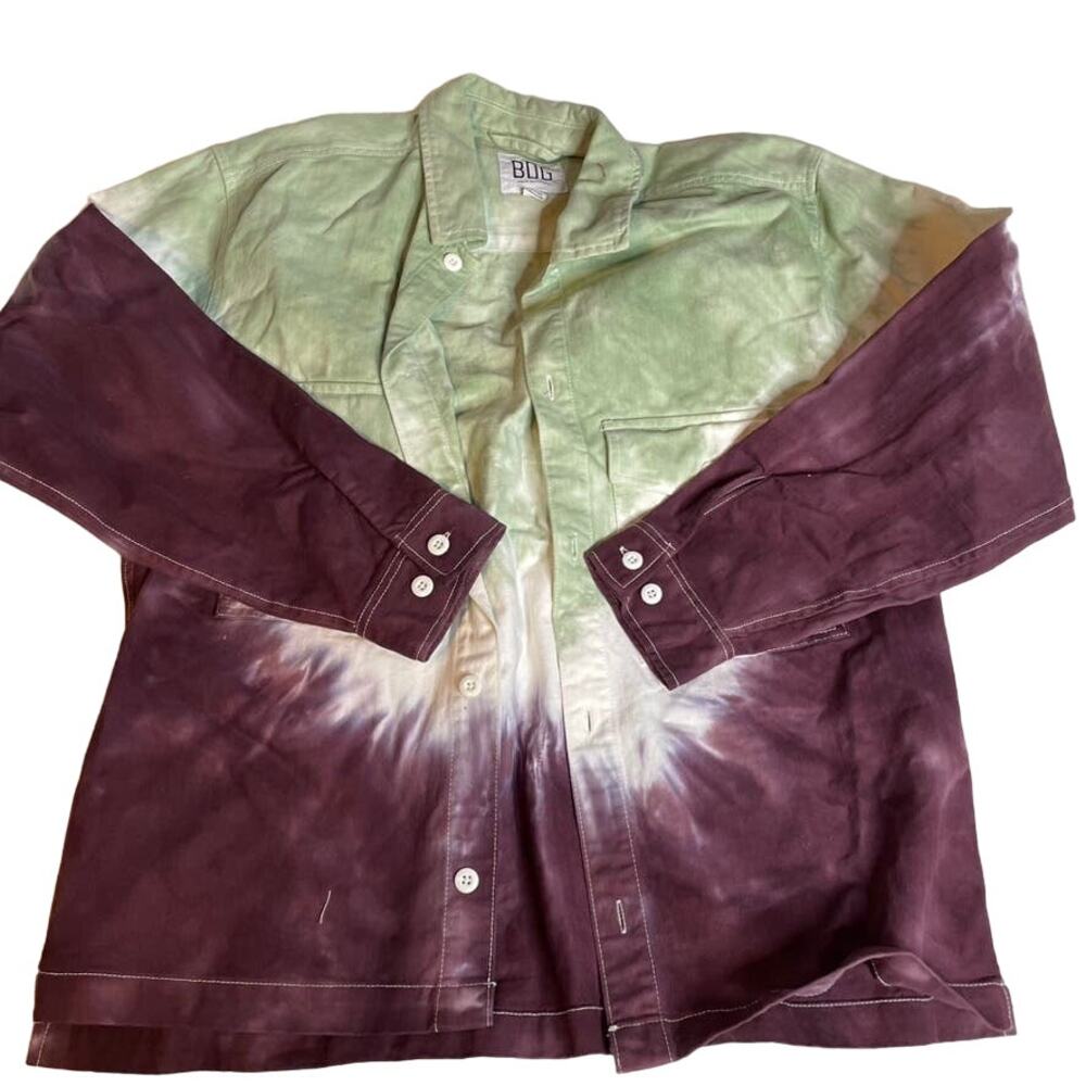 BDG Urban Outfitters Tie Dye Long Sleeve Button Up‎ Jacket Men's M